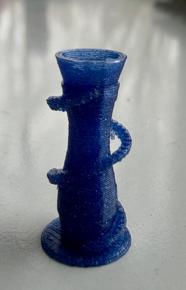 EO — fysisk form, 3D-printad